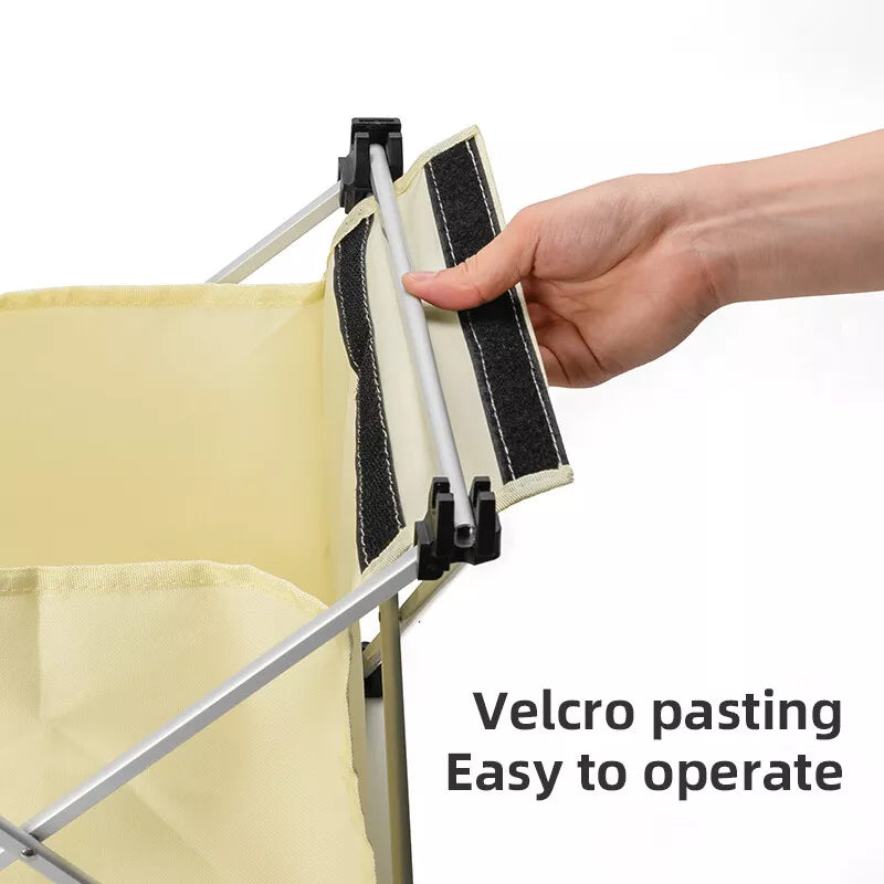 Mesa de acampamento Qunature mesa dobrável de alumínio com saco 600D mesa de piquenique até 15KG