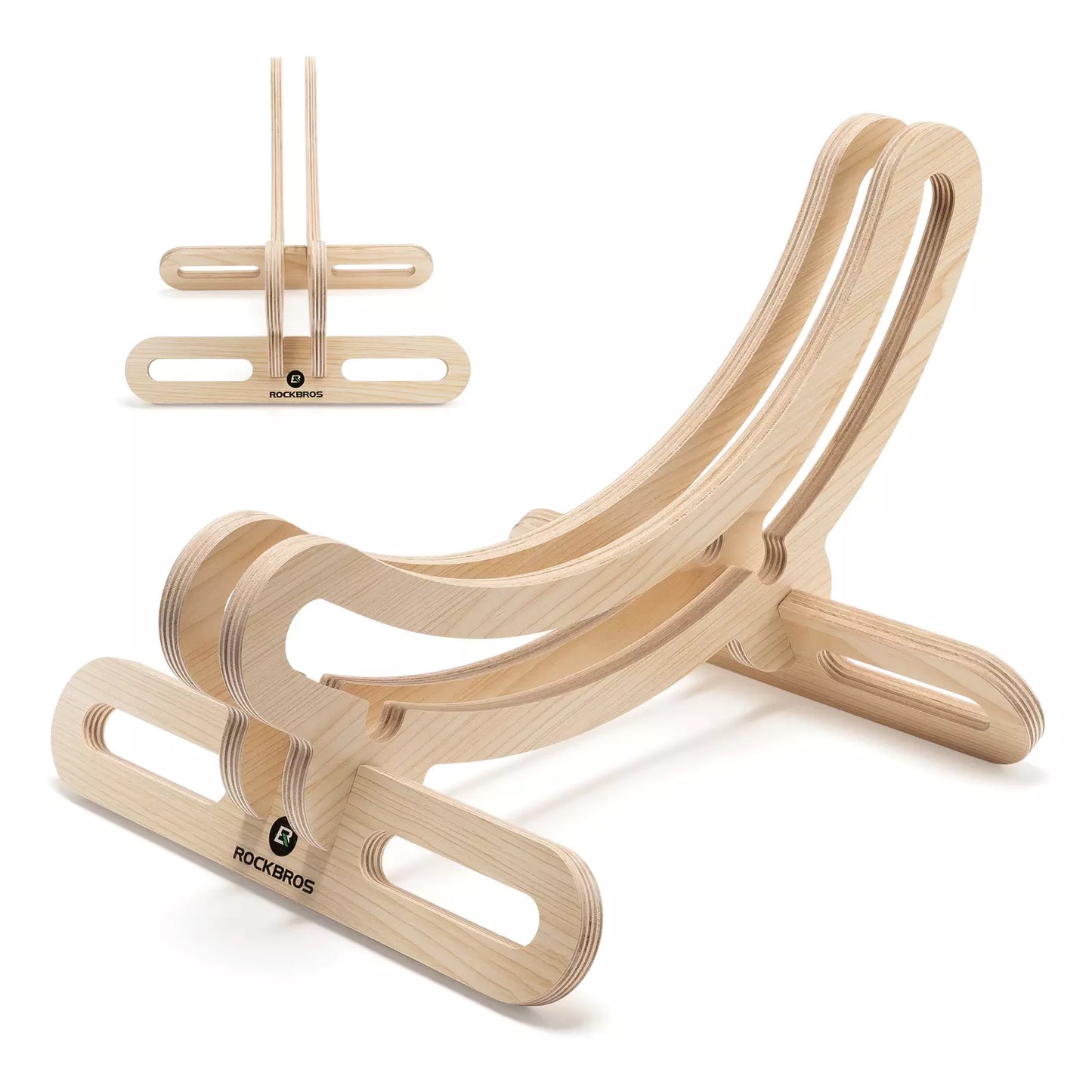 Suporte central de madeira para bicicletas ROCKBROS 30mm para bicicletas 23C-30C 700C