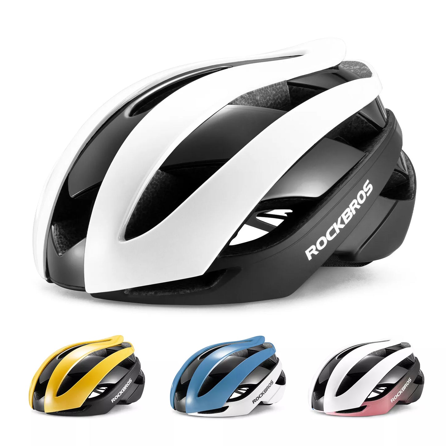 Capacete de bicicleta ROCKBROS para mulheres e homens capacete de ciclismo 4 cores capacete protetor M/L 55-61 cm