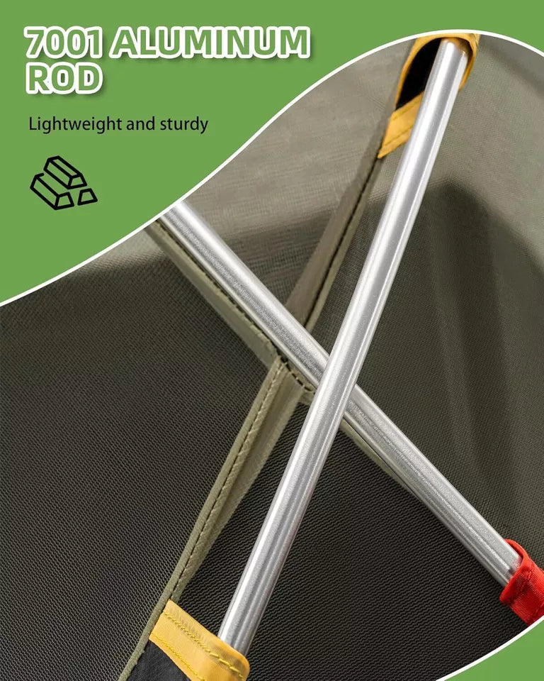 Tenda de acampamento Qunature para 2 pessoas, mochila, barraca à prova d'água com estrutura X