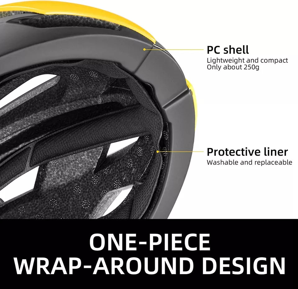 Capacete de bicicleta ROCKBROS para mulheres e homens capacete de ciclismo 4 cores capacete protetor M/L 55-61 cm