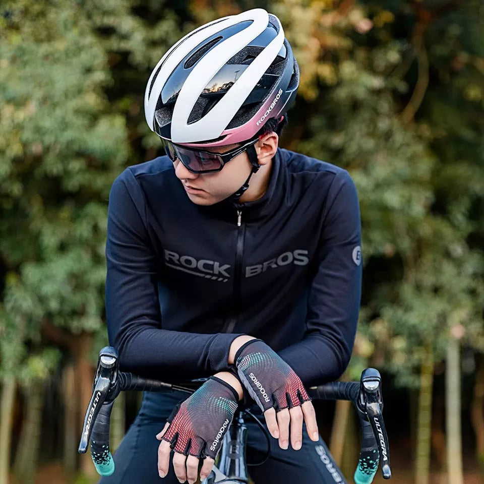 Capacete de bicicleta ROCKBROS para mulheres e homens capacete de ciclismo 4 cores capacete protetor M/L 55-61 cm