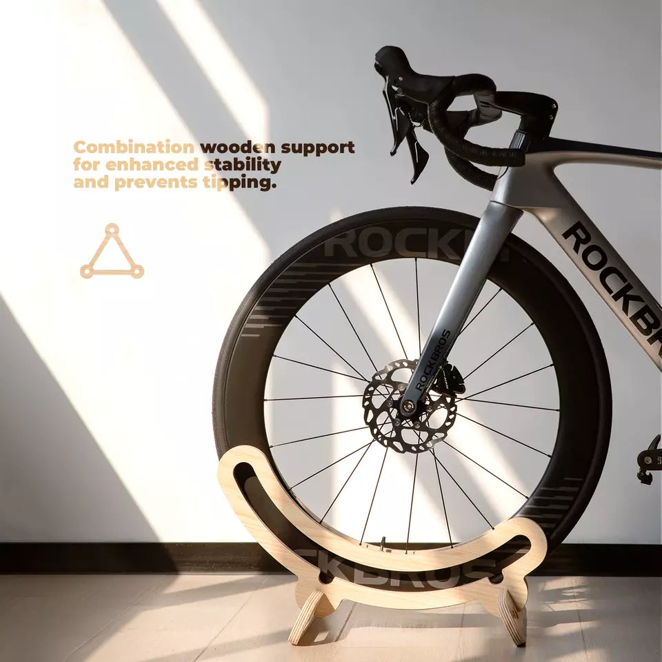 Suporte central de madeira para bicicletas ROCKBROS 30mm para bicicletas 23C-30C 700C