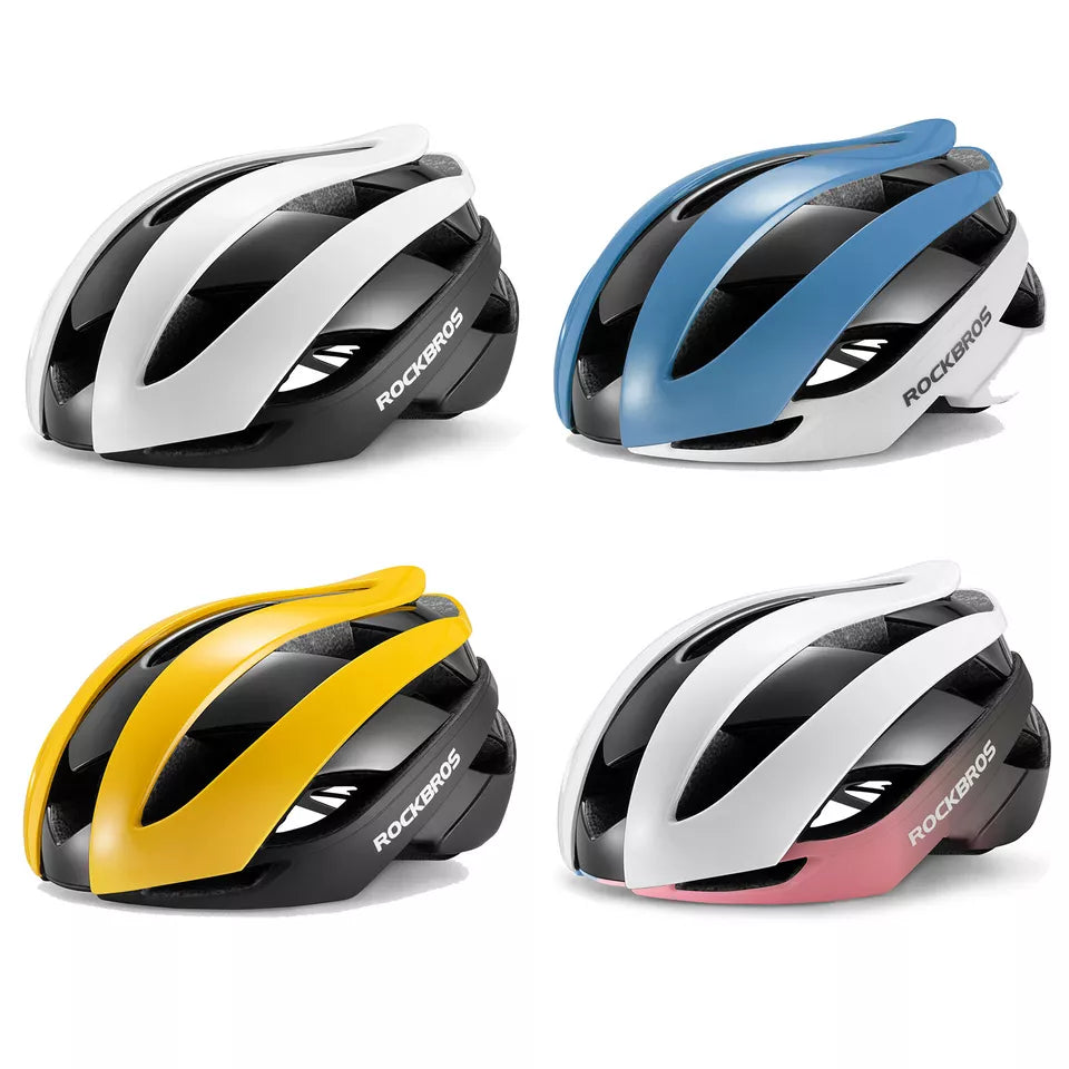 Capacete de bicicleta ROCKBROS para mulheres e homens capacete de ciclismo 4 cores capacete protetor M/L 55-61 cm