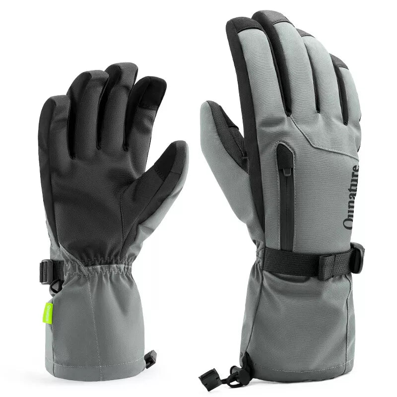 Luvas Qunature Luvas de inverno para esqui/neve à prova de vento para bicicleta/motocicleta XS-XL