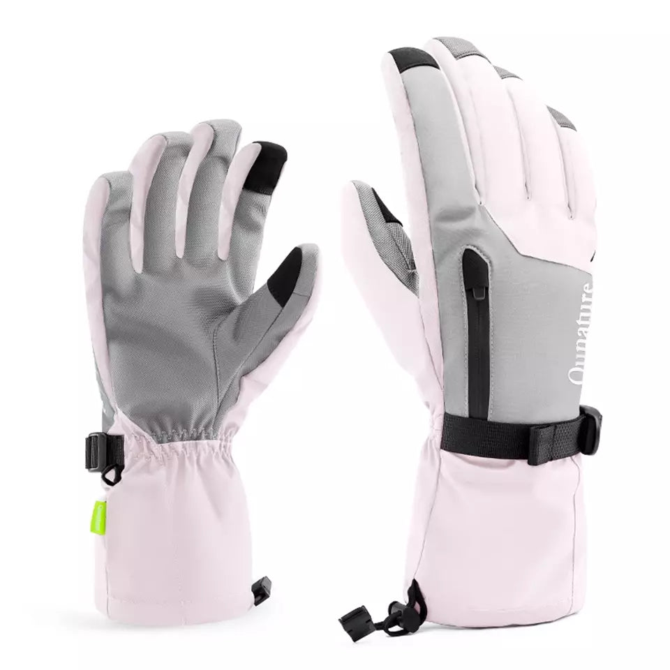 Luvas Qunature Luvas de inverno para esqui/neve à prova de vento para bicicleta/motocicleta XS-XL