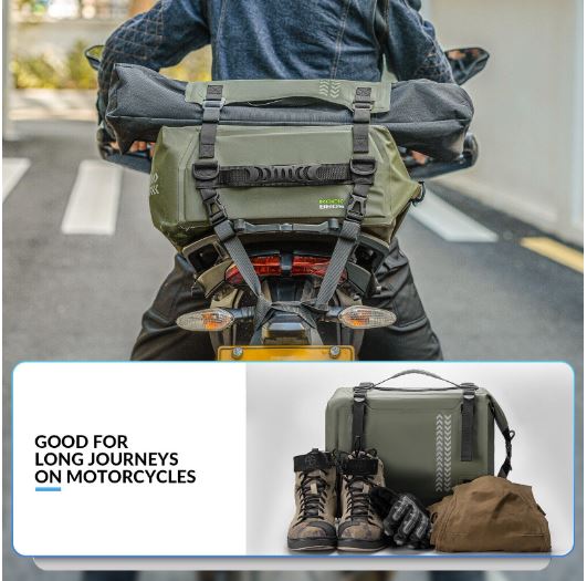 Saco de mota ROCKBROS mala de viagem 100% impermeável 30L