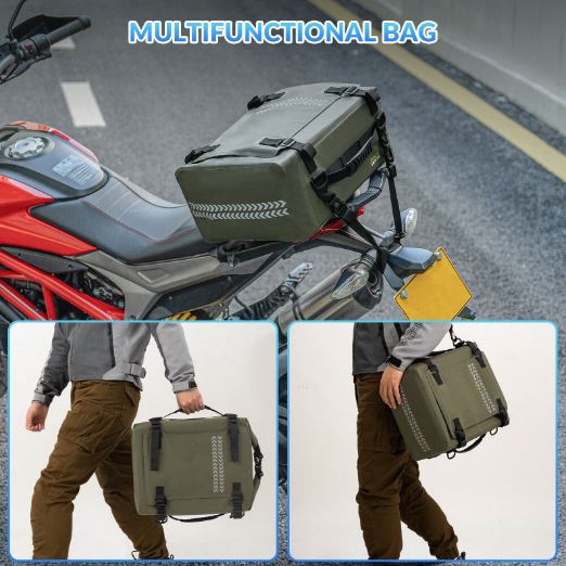 Saco de mota ROCKBROS mala de viagem 100% impermeável 30L