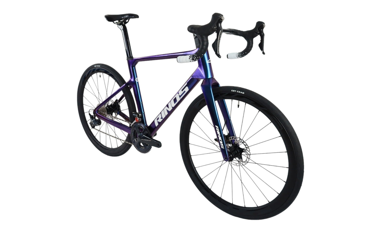 RINOS Bicicleta de estrada de carbono 700C Shimano Ultegra R8000 22 velocidades Odin5.0