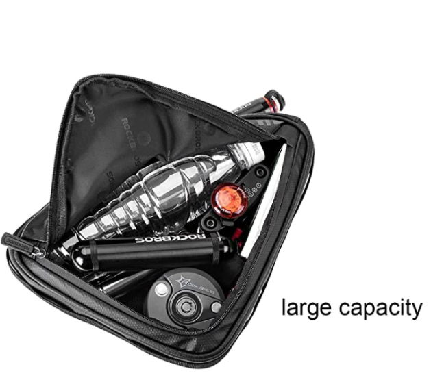 ROCKBROS B39 bolsa de quadro de bicicleta bolsa triangular reflexiva