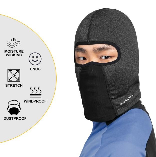 ROCKBROS LF8008 balaclava máscara de ciclismo de inverno 2 tipos