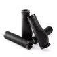 ROCKBROS Apertos de bicicleta Padrão de carbono Apertos de guiador de bicicleta com trava dupla 22,2 mm