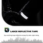 ROCKBROS Faixa elástica para calças, protetor de calças de bicicleta, faixa reflexiva para corrida ao ar livre, ciclismo, corrida, 1 par