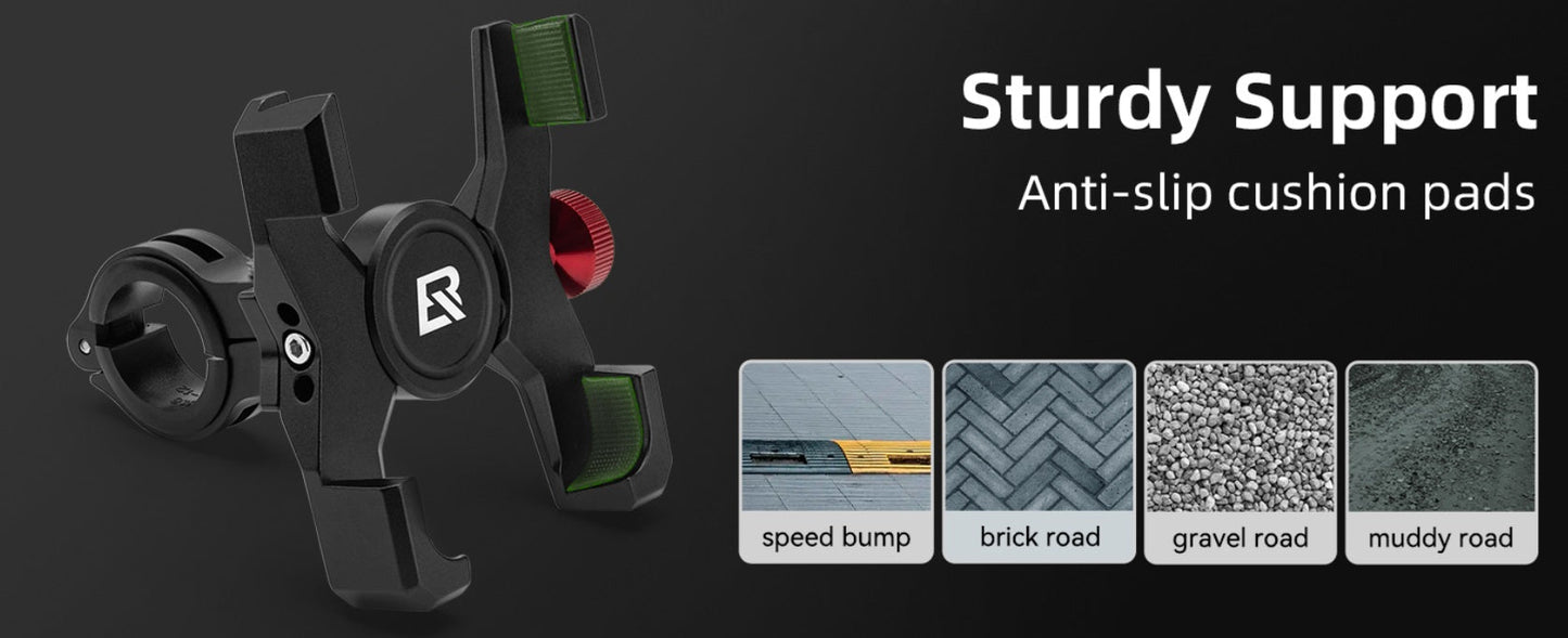 Suporte para celular de bicicleta ROCKBROS suporte para celular no guidão para smartphone 4,7-7,09 polegadas