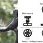 Suporte para computador de bicicleta ROCKBROS para Garmin Bryton Wahoo GPS suporte para guidão de alumínio