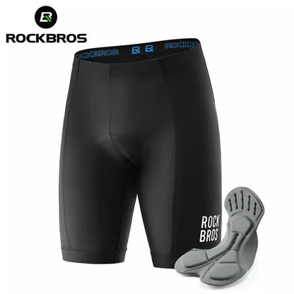 Shorts de ciclismo feminino ROCKBROS com estofamento de assento 3D para mtb e verão