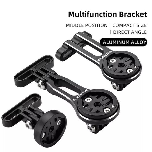 Suporte para computador de bicicleta ROCKBROS para Garmin Bryton Wahoo GPS suporte para guidão de alumínio