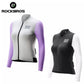 ROCKBROS camisa de ciclismo feminina de manga comprida camisa de ciclismo jaqueta de verão para bicicleta camisa de ciclismo camisa de bicicleta de estrada com 3 bolsos traseiros roupas de ciclismo mtb respirável