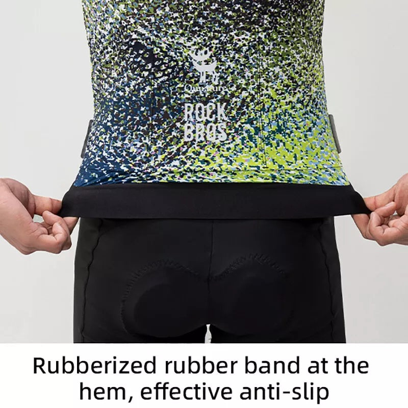 ROCKBROS camisa de ciclismo masculina manga curta roupas de ciclismo S-4XL