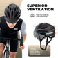 Capacete de bicicleta adulto ROCKBROS com viseira magnética removível respirável ajustável para homens e mulheres 58-62cm