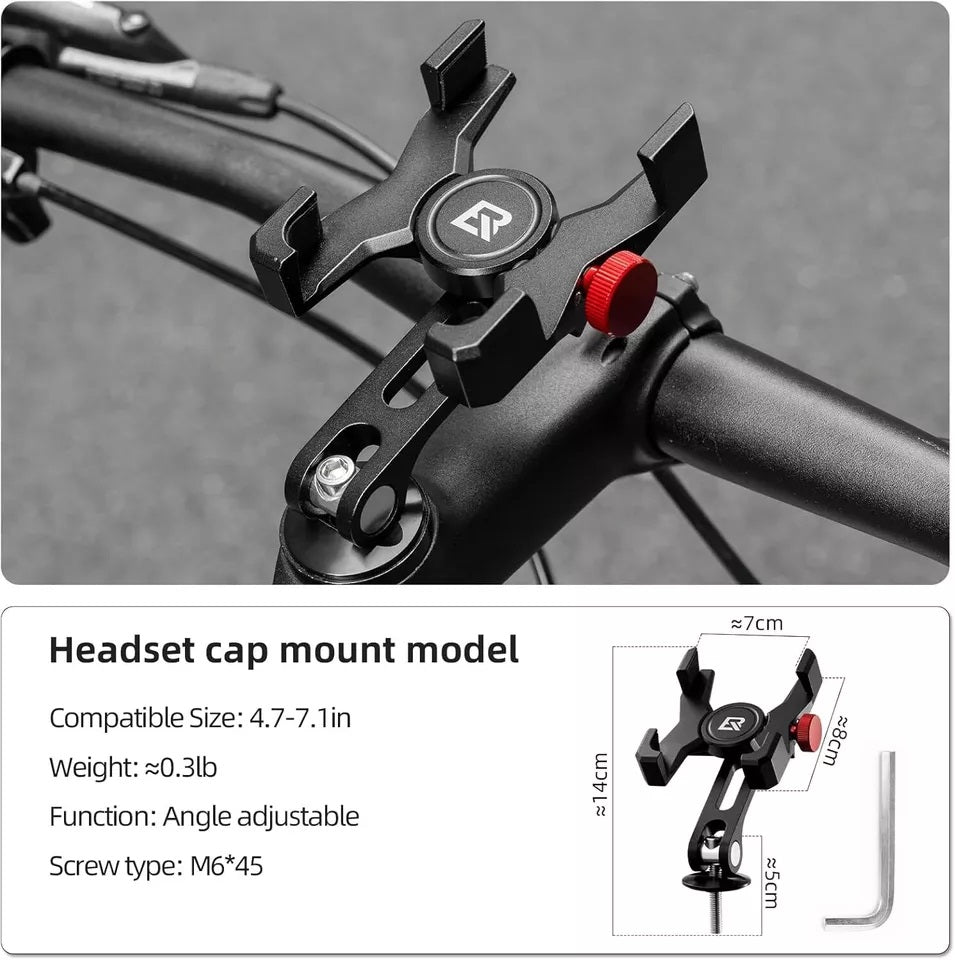 Suporte para celular de bicicleta ROCKBROS suporte para celular no guidão para smartphone 4,7-7,09 polegadas