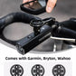 Suporte para computador de bicicleta ROCKBROS para Garmin Bryton Wahoo GPS suporte para guidão de alumínio