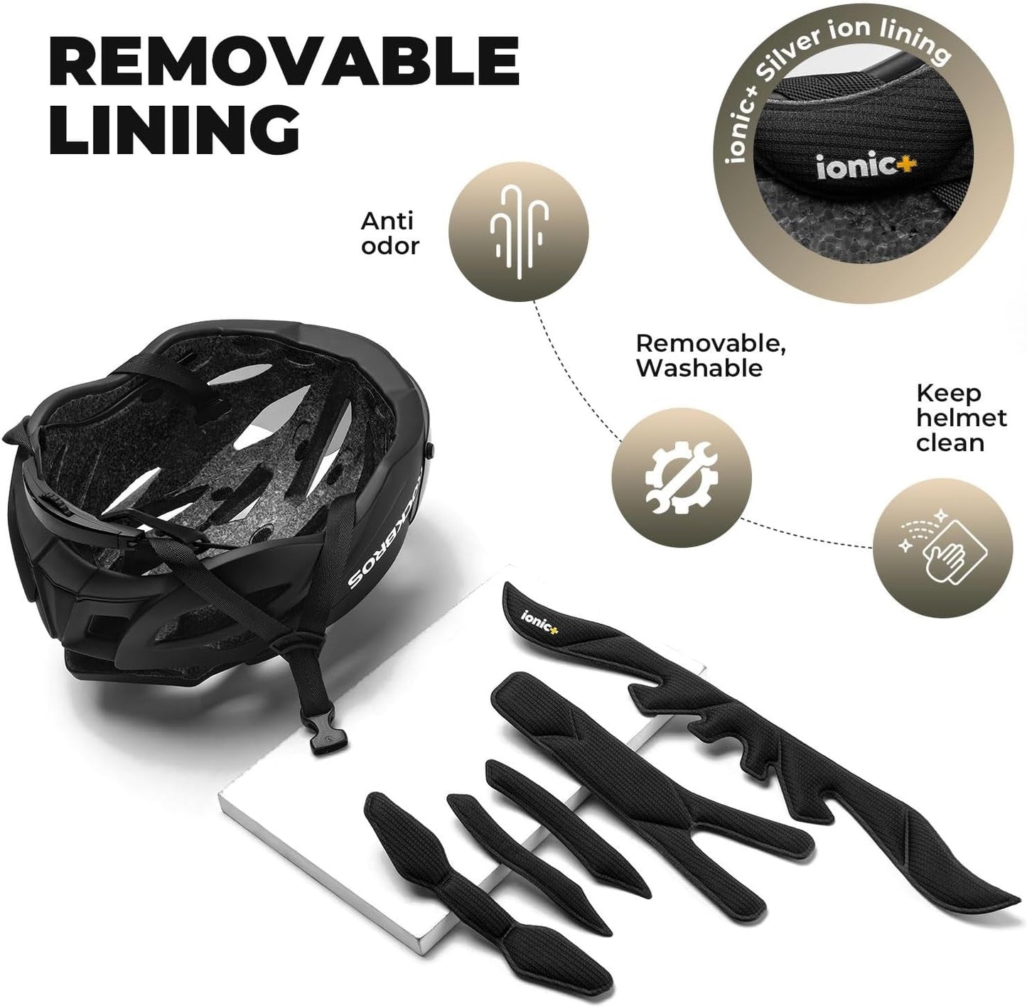 Capacete de bicicleta adulto ROCKBROS com viseira magnética removível respirável ajustável para homens e mulheres 58-62cm