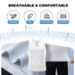 ROCKBROS Camiseta masculina de ciclismo, regata respirável, camada base branca
