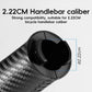 ROCKBROS Apertos de bicicleta Padrão de carbono Apertos de guiador de bicicleta com trava dupla 22,2 mm
