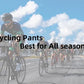 Calças compridas de ciclismo ROCKBROS para homem e mulher, calças de ciclismo para quatro estações com acolchoamento 4D, calças compridas de ciclismo com bolsos, calças de corrida, MTB respirável