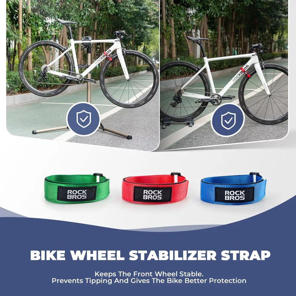 ROCKBROS Velcro cinta de amarração cinta de amarração 49,8 cm tiras de bicicleta para fixação