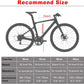 RINOS Bicicleta de estrada de carbono 700C Shimano SORA R3000 18 velocidades Odin1.0