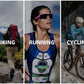 Calças compridas de ciclismo ROCKBROS para homem e mulher, calças de ciclismo para quatro estações com acolchoamento 4D, calças compridas de ciclismo com bolsos, calças de corrida, MTB respirável