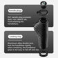 ROCKBROS Apertos de bicicleta Padrão de carbono Apertos de guiador de bicicleta com trava dupla 22,2 mm