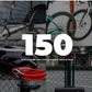 ROCKBROS bloqueio de cabo de bicicleta 150 cm com código numérico anti-roubo para bicicleta scooter carrinho de bebê vermelho/preto