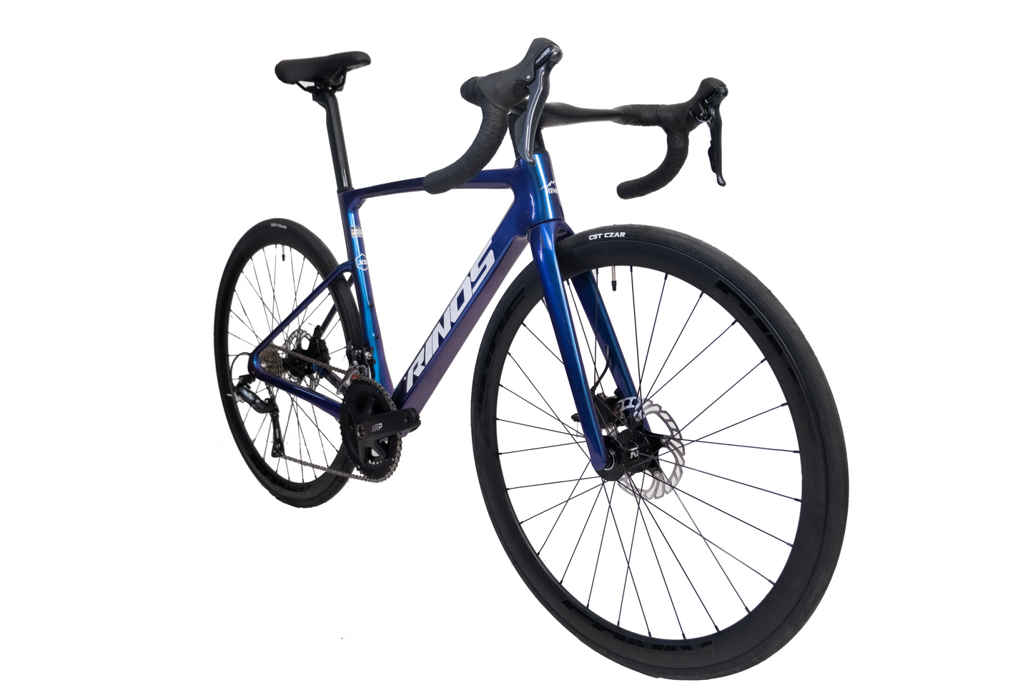 RINOS Bicicleta de estrada de carbono 700C Shimano SORA R3000 18 velocidades Odin1.0