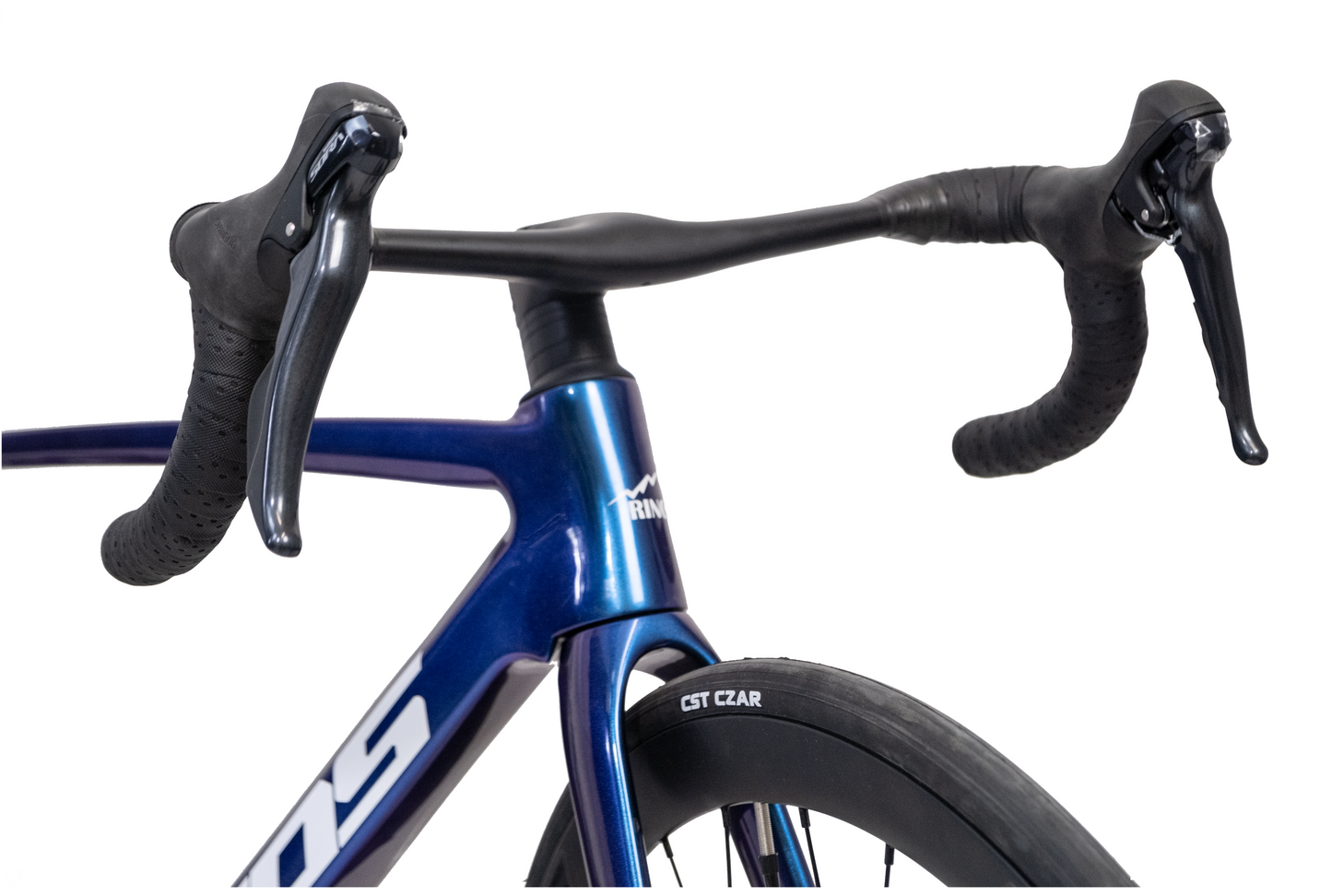 RINOS Bicicleta de estrada de carbono 700C Shimano SORA R3000 18 velocidades Odin1.0