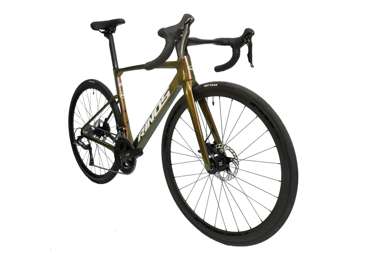 RINOS Bicicleta de estrada de carbono 700C Shimano SORA R3000 18 velocidades Odin1.0
