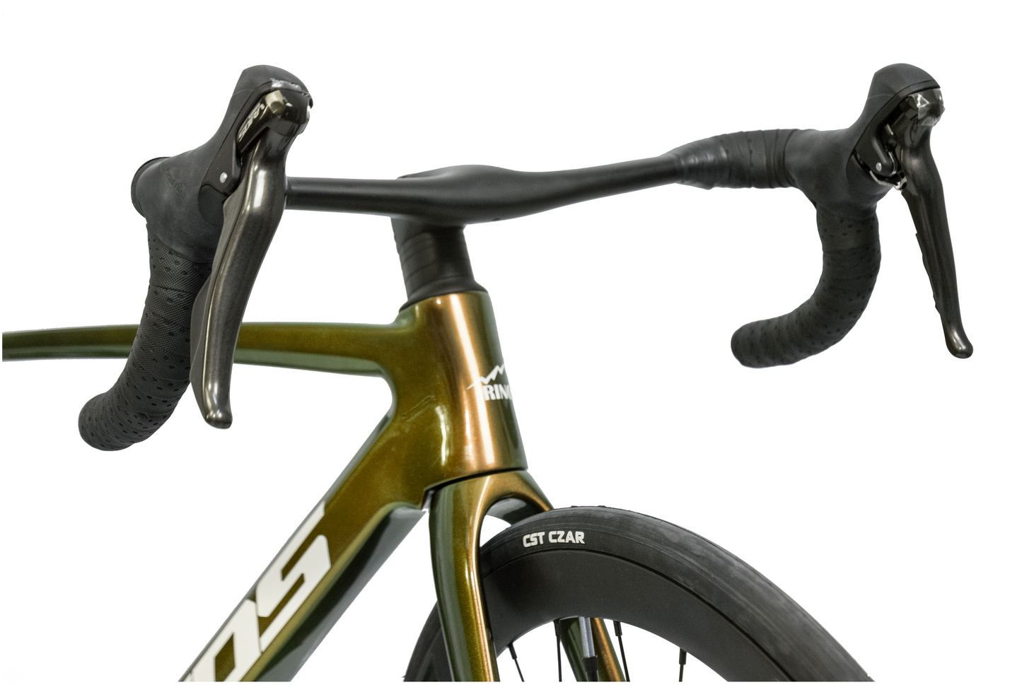 RINOS Bicicleta de estrada de carbono 700C Shimano SORA R3000 18 velocidades Odin1.0