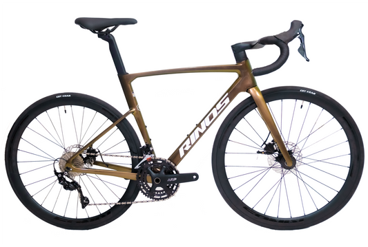 RINOS Bicicleta de estrada de carbono 700C Shimano 105 R7000 22 velocidades Odin3.0