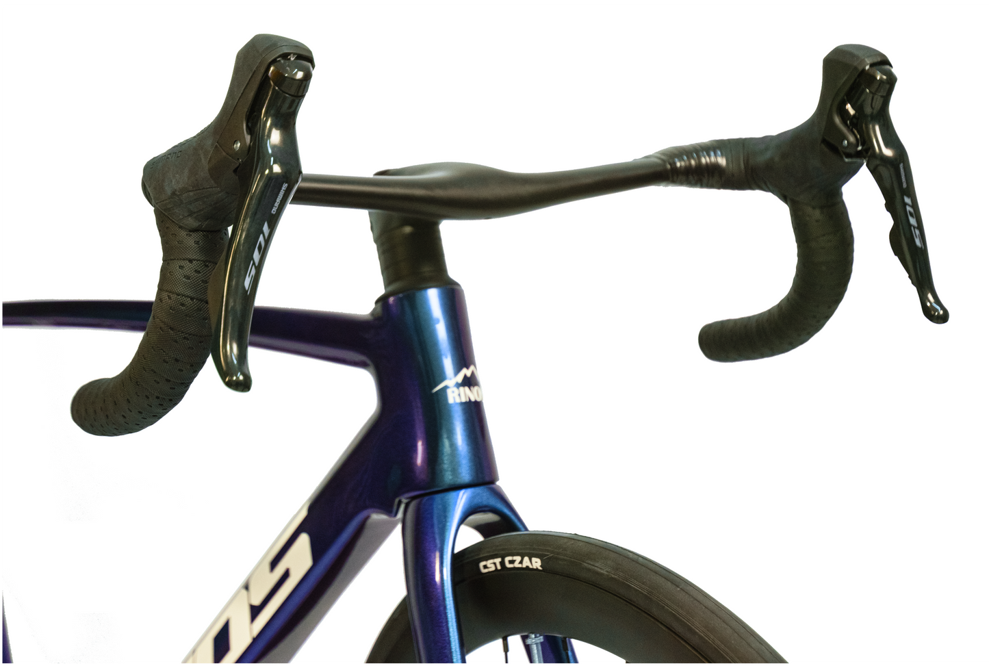 RINOS Bicicleta de estrada de carbono 700C Shimano 105 R7000 22 velocidades Odin3.0
