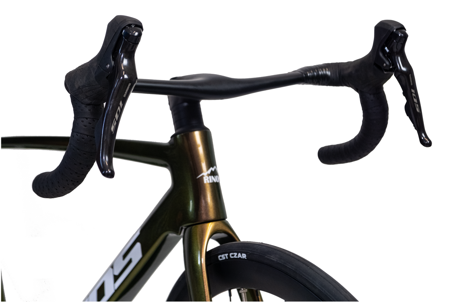 RINOS Bicicleta de estrada de carbono 700C Shimano 105 R7000 22 velocidades Odin3.0