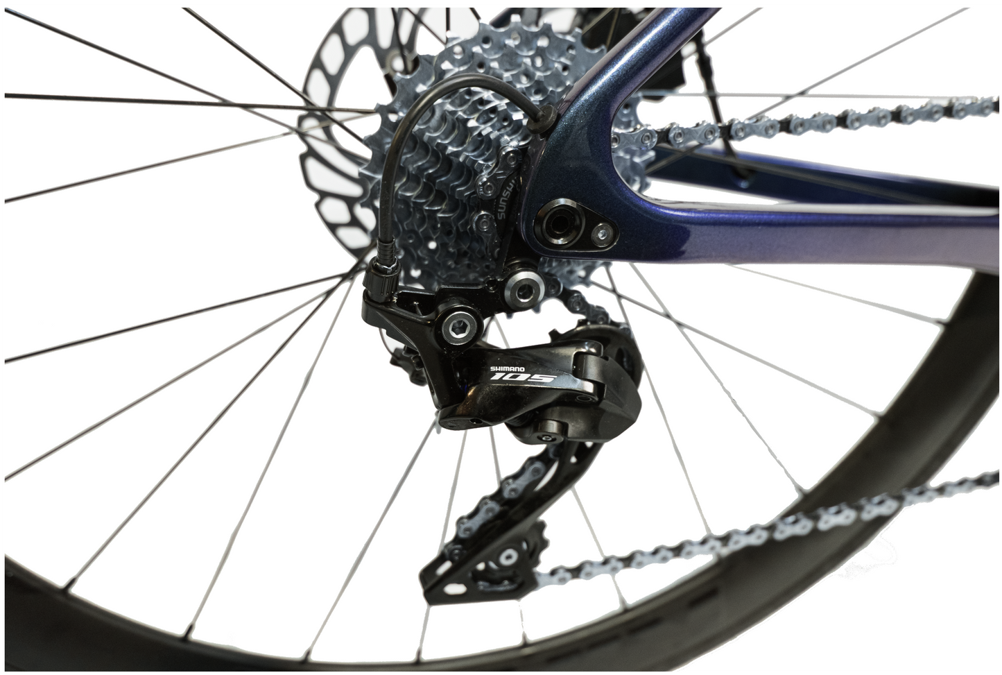 RINOS Bicicleta de estrada de carbono 700C Shimano 105 R7000 22 velocidades Odin3.0
