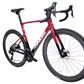 RINOS bicicleta de estrada em carbono Odin7.1 Shimano Ultegra Di2 Vermelha XS com rodas de carbono – 24 velocidades