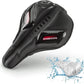 Capa de assento de bicicleta com proteção contra chuva gel sela capa para mtb bicicleta de estrada e-bike vermelho/azul
