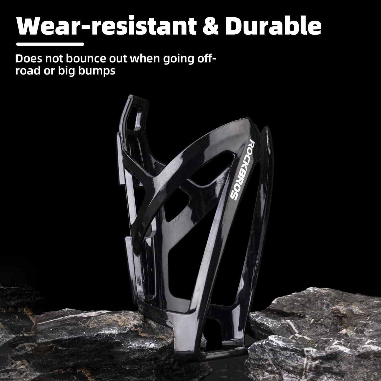 Suporte para garrafa de bicicleta em policarbonato leve de 35g da ROCKBROS