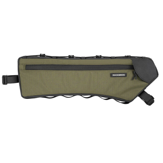 Bolsa de quadro para bicicleta, bolsa triangular, 1,9L, ultrafina e de acesso rápido, ROCKBROS