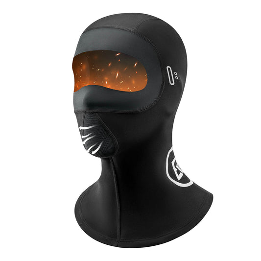 Balaclava de lã polar respirável e à prova de vento, para esportes ao ar livre, unissex, ROCKBROS