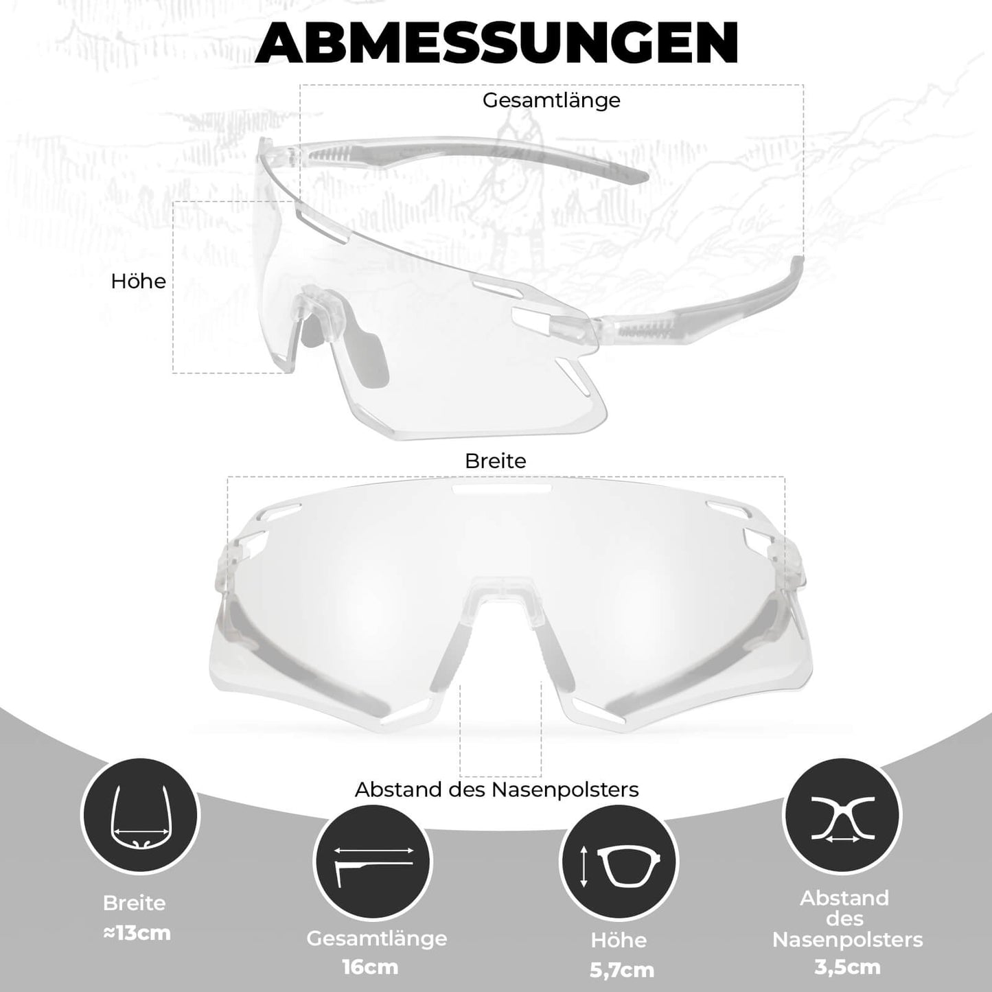 Óculos de sol, óculos de ciclismo à prova de vento para esportes ao ar livre, ROCKBROS