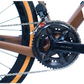 RINOS Gravel em Carbono Sandman8.0 Shimano 105 Di2 Café